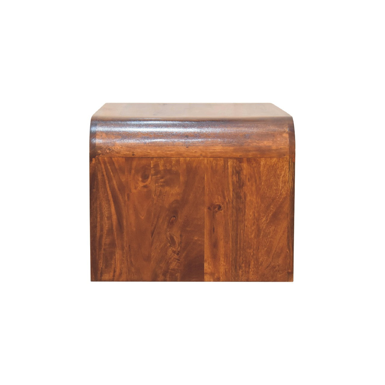 Solid Wood Darcy Coffee Table, 2-Drawers, Chestnut, Dark Brown