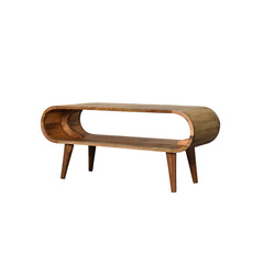 Amaya Nordic Style Oak-ish Coffee Table, Nordic Lega, Open storage