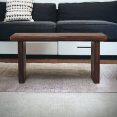 Solid Wood Rio Coffee Table, Dark Brown