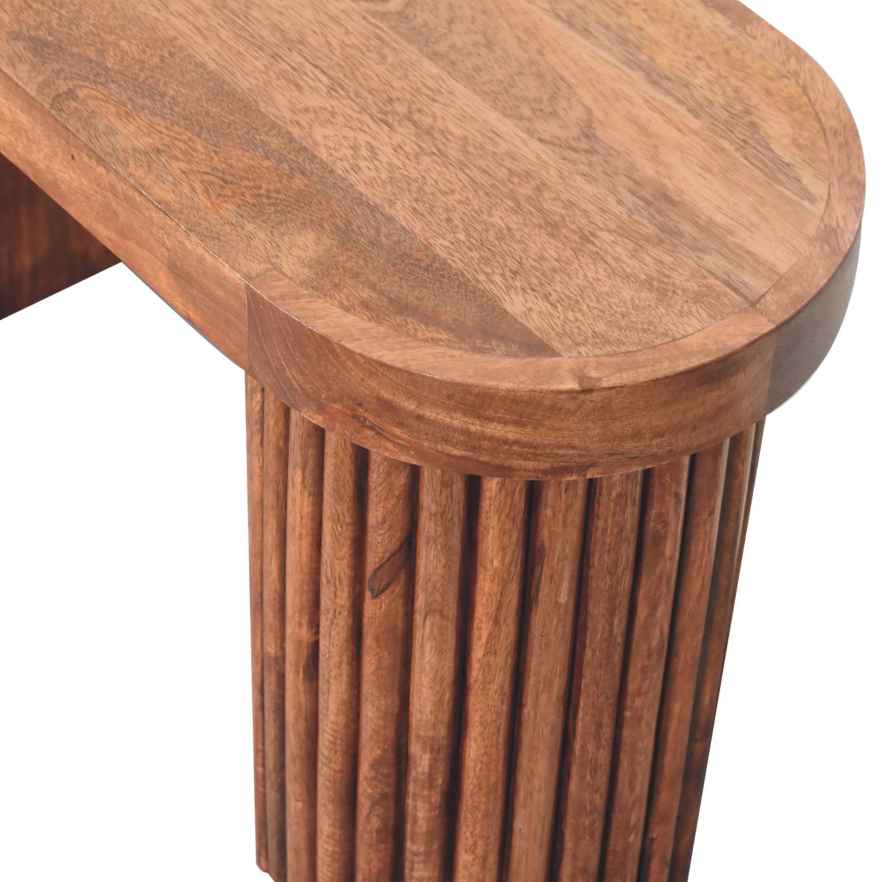 Solid Wood Honey Caramel Serenity Coffee Table, Brown