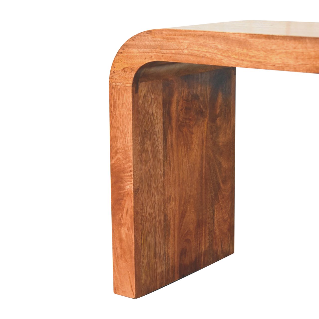 Solid Wood Honey Caramel Serenity Coffee Table, Brown