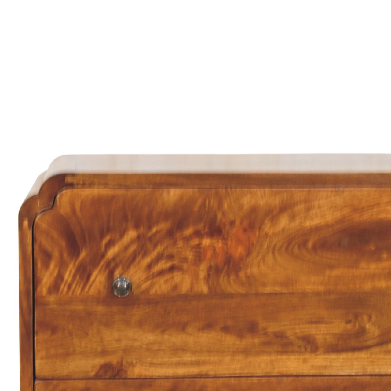 Solid Wood Newton Chest, 3-Drawers, Chestnut, Brown