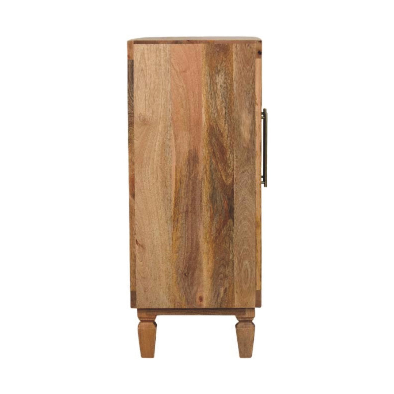 Solid Wood Marbella Cabinet,Brown,2-Drawers