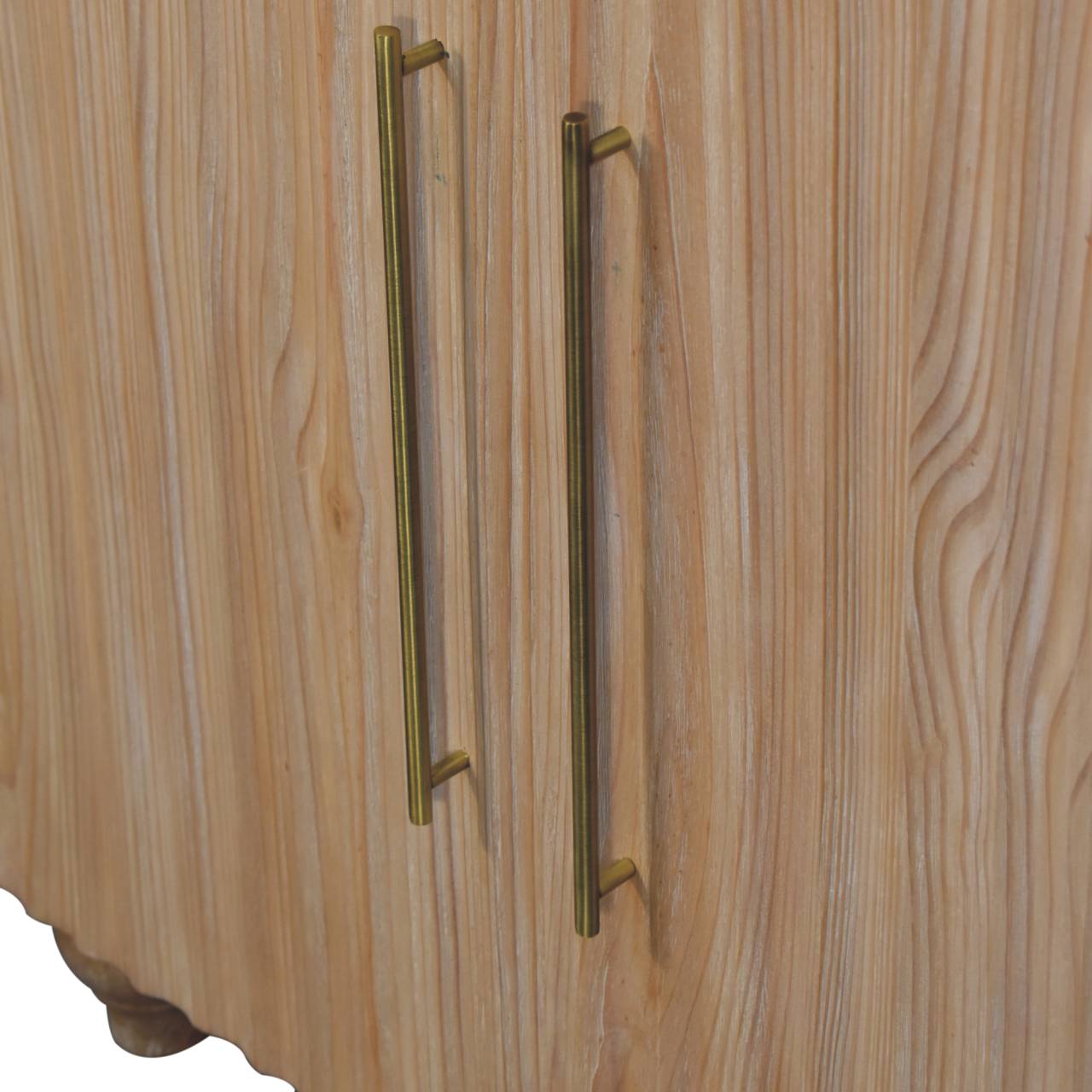 Solid Wood Sandgrain Pine & Mango Sideboard