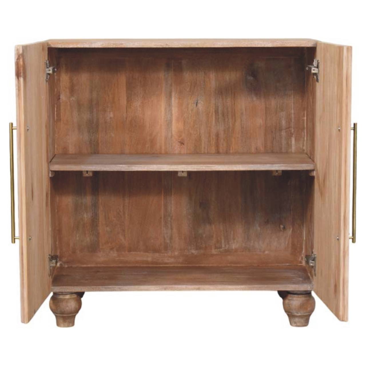 Solid Wood Sandgrain Pine & Mango Sideboard