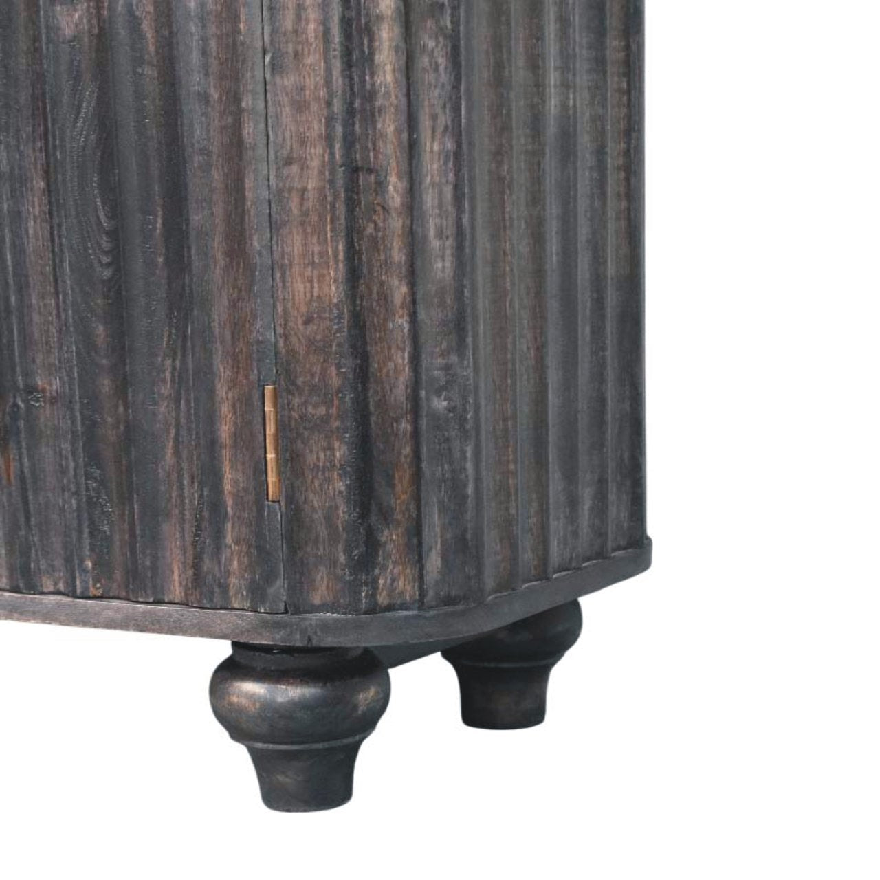 Solid Wood Savoy Sideboard,Grey,2-Doors, 3-Drawers