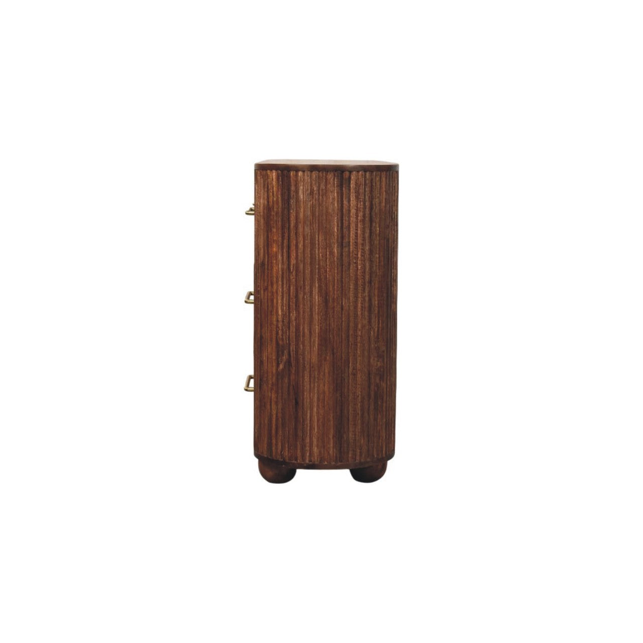 Solid Wood Ridgefront Chest – Roasted Almond,Brown,6-Drawers