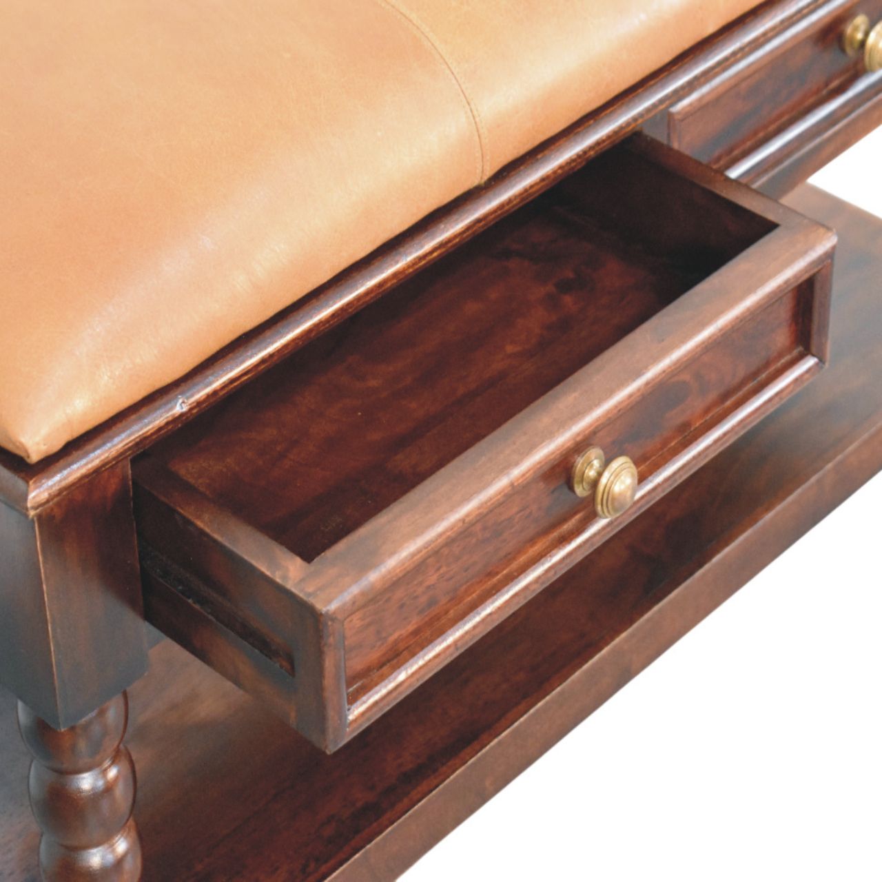 Solid Wood Barclay Storage Bench