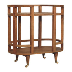 Solid Wood Isla Curved Butler Console