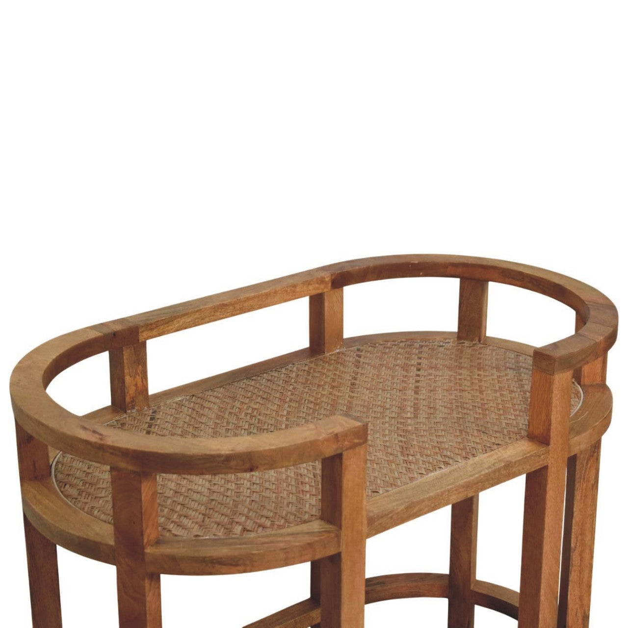Solid Wood Isla Curved Butler Console