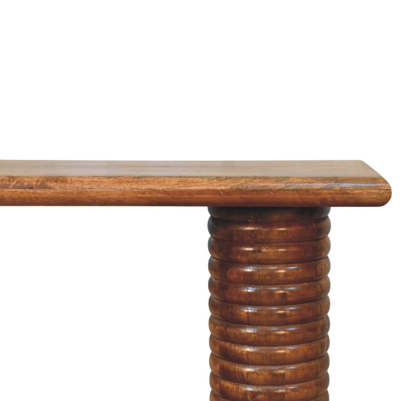 Artisan Furniture Solid Wood Sculpted Leg Console
