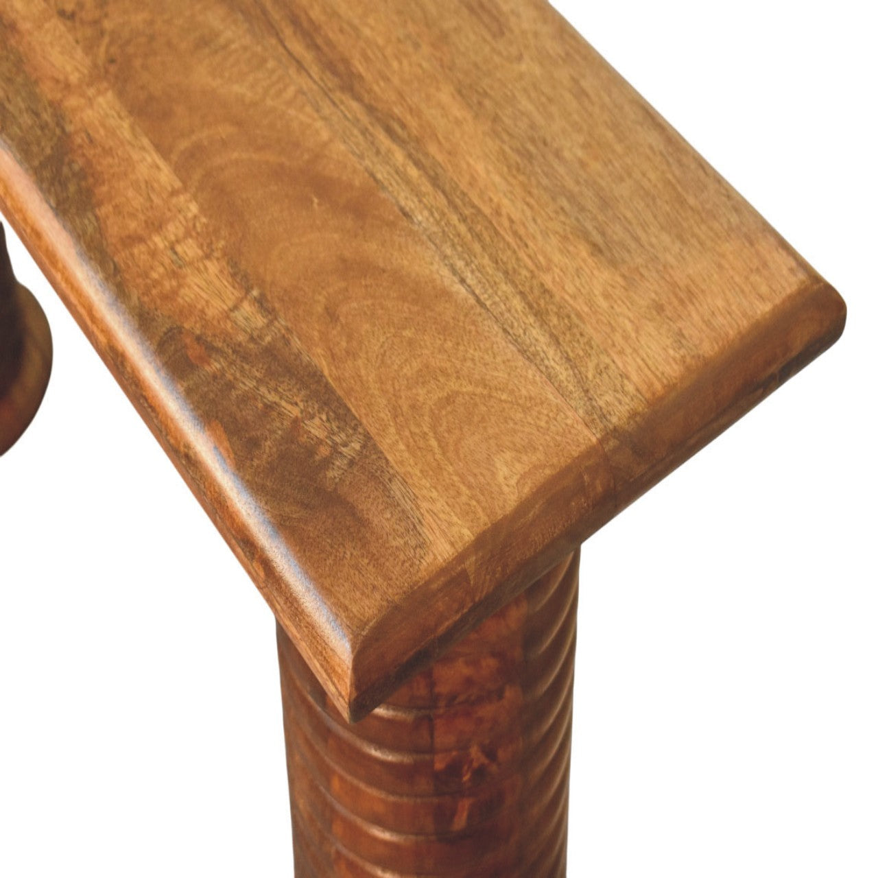 Artisan Furniture Solid Wood Sculpted Leg Console