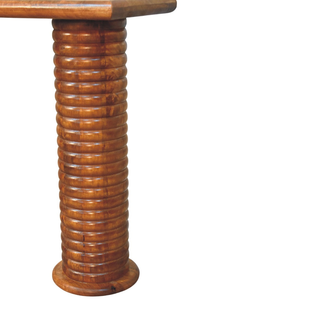 Artisan Furniture Solid Wood Sculpted Leg Console
