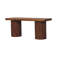 Artisan Furniture Solid Wood Astoria Fluted Bench