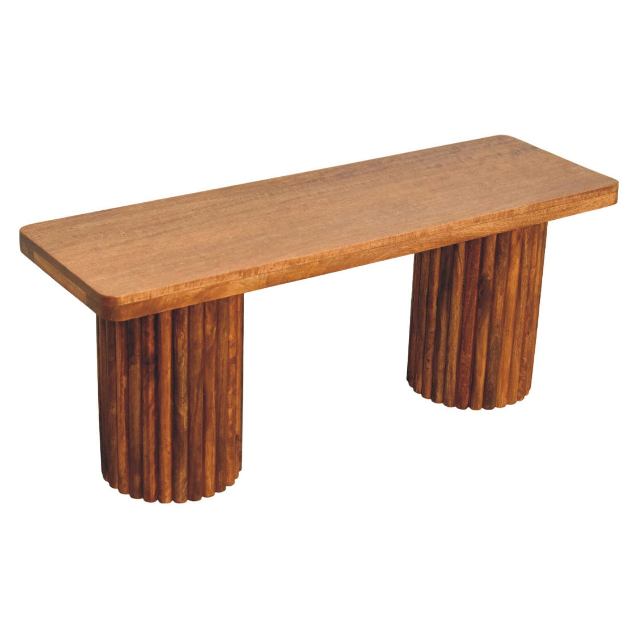 Artisan Furniture Solid Wood Astoria Fluted Bench
