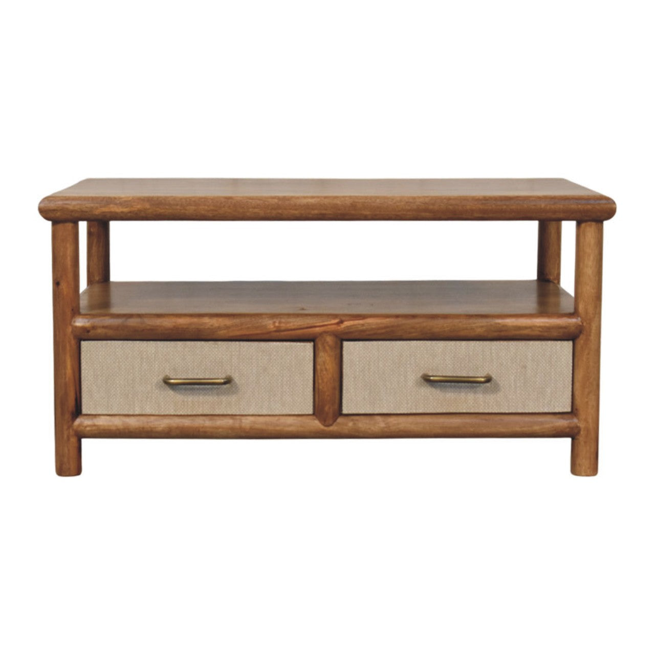 Solid Wood Solara Rattan Coffee Table