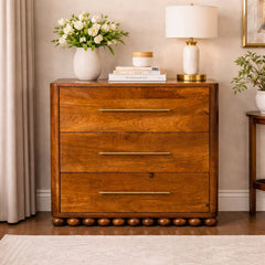 Solid Wood Bola Three Drawer Chest
