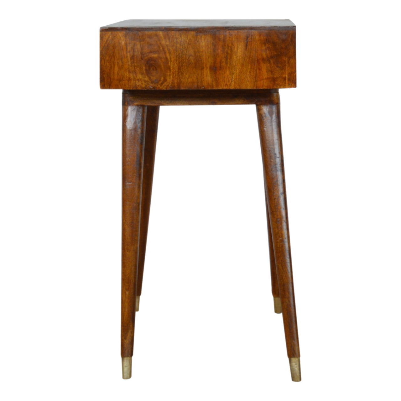 Sunrise Gold Carved Writing Desk, Beige