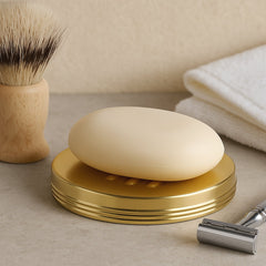 Soap Dish for Bathroom Counter,Shower & Kitchen | Gold Finish