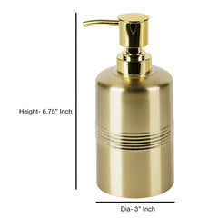 Liquid Soap Dispenser Pump Bottle | Bathroom Vanity & Kitchen Sink,Holds Soap,Lotion & Sanitizer | Gold