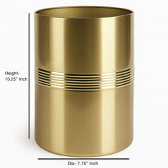 Stainless Steel Small Trash Can 7 Qt | Ideal for Bathroom & Kitchen