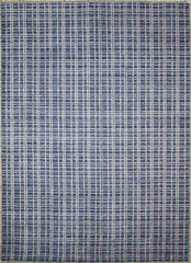Area Rug | Light Blue Wool & Bamboo Silk Handloom Rug
