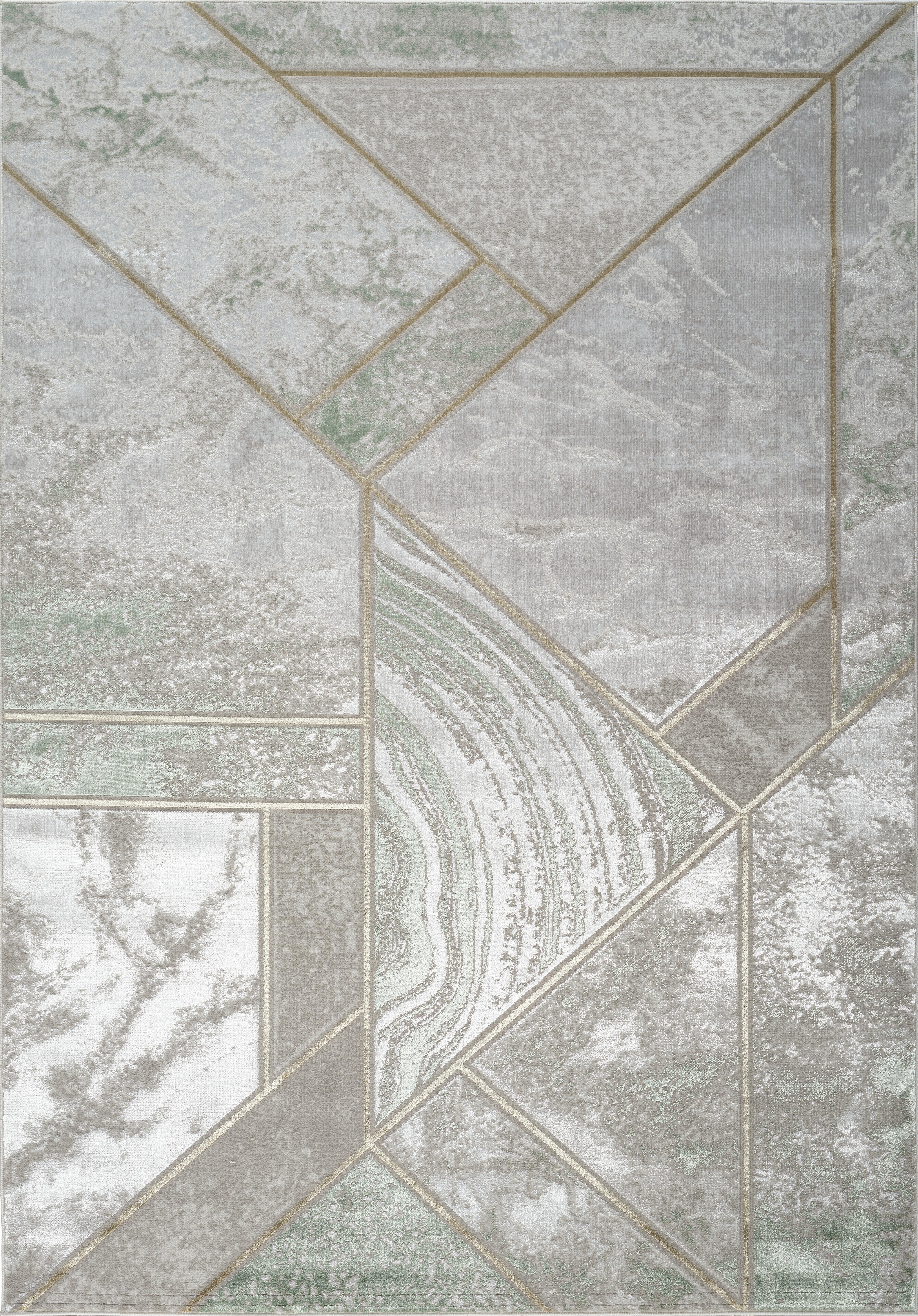 Li Paris LP203 Area Rug Cream/Green
