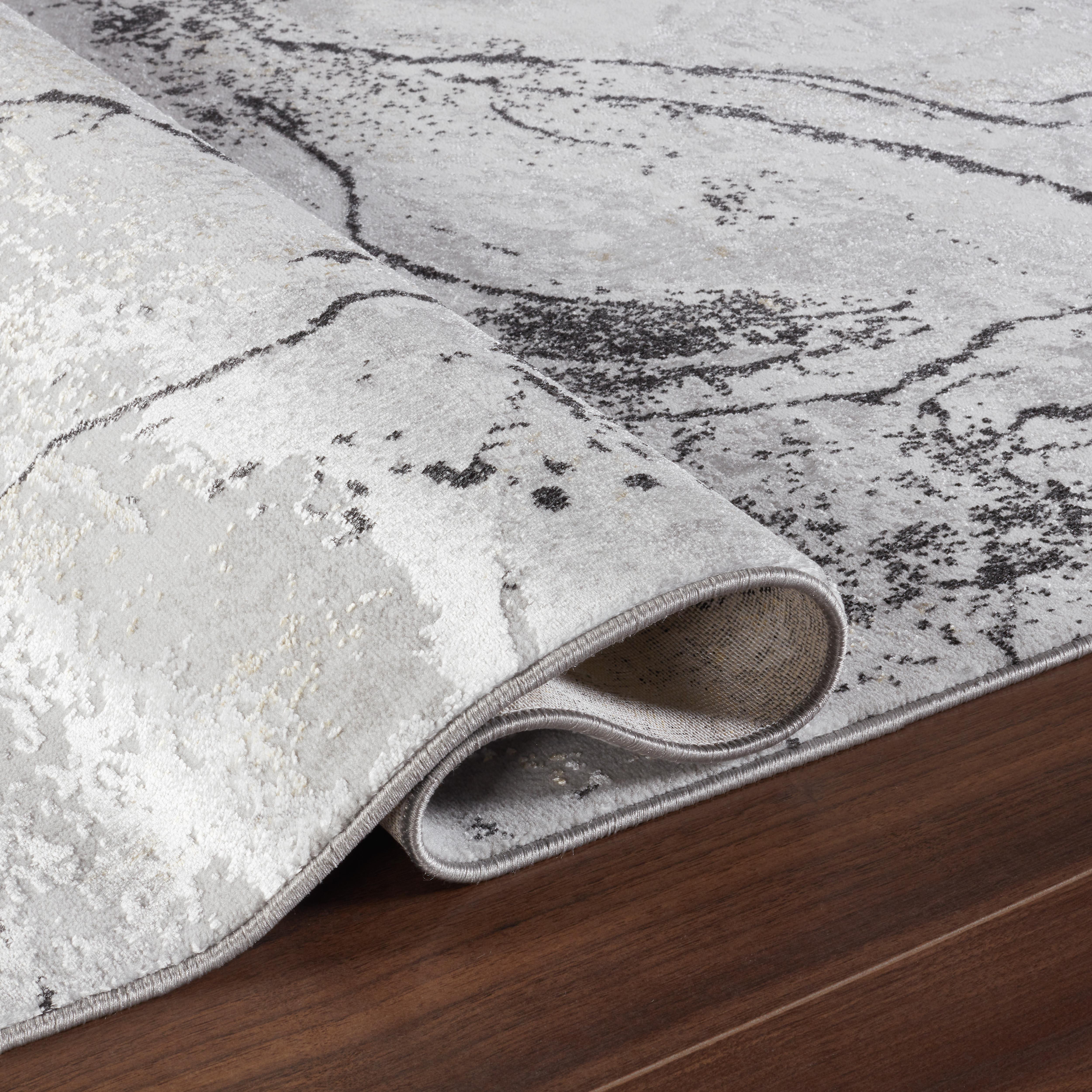 Li Paris LP239 Area Rug Grey/Black