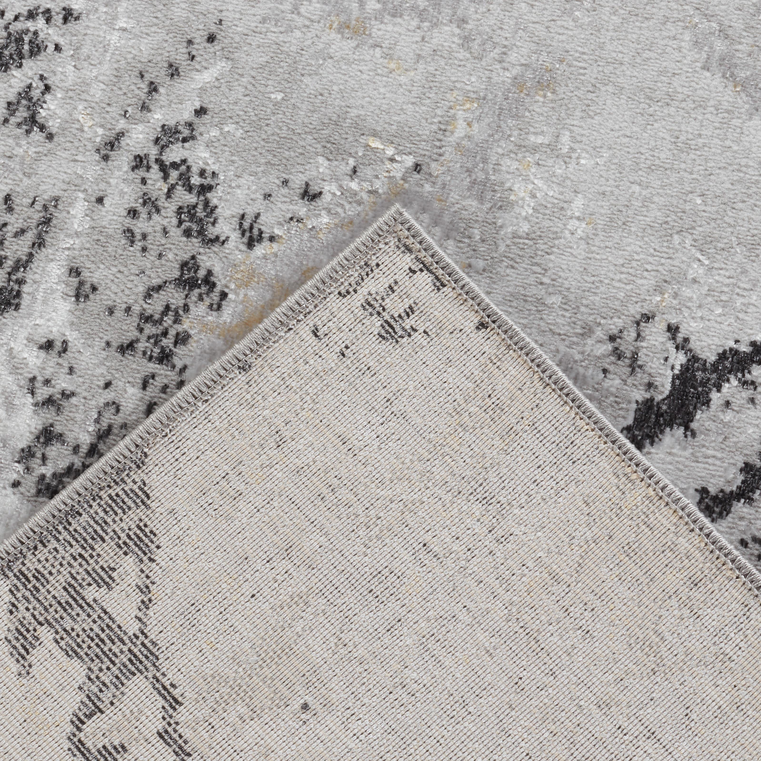 Li Paris LP239 Area Rug Grey/Black