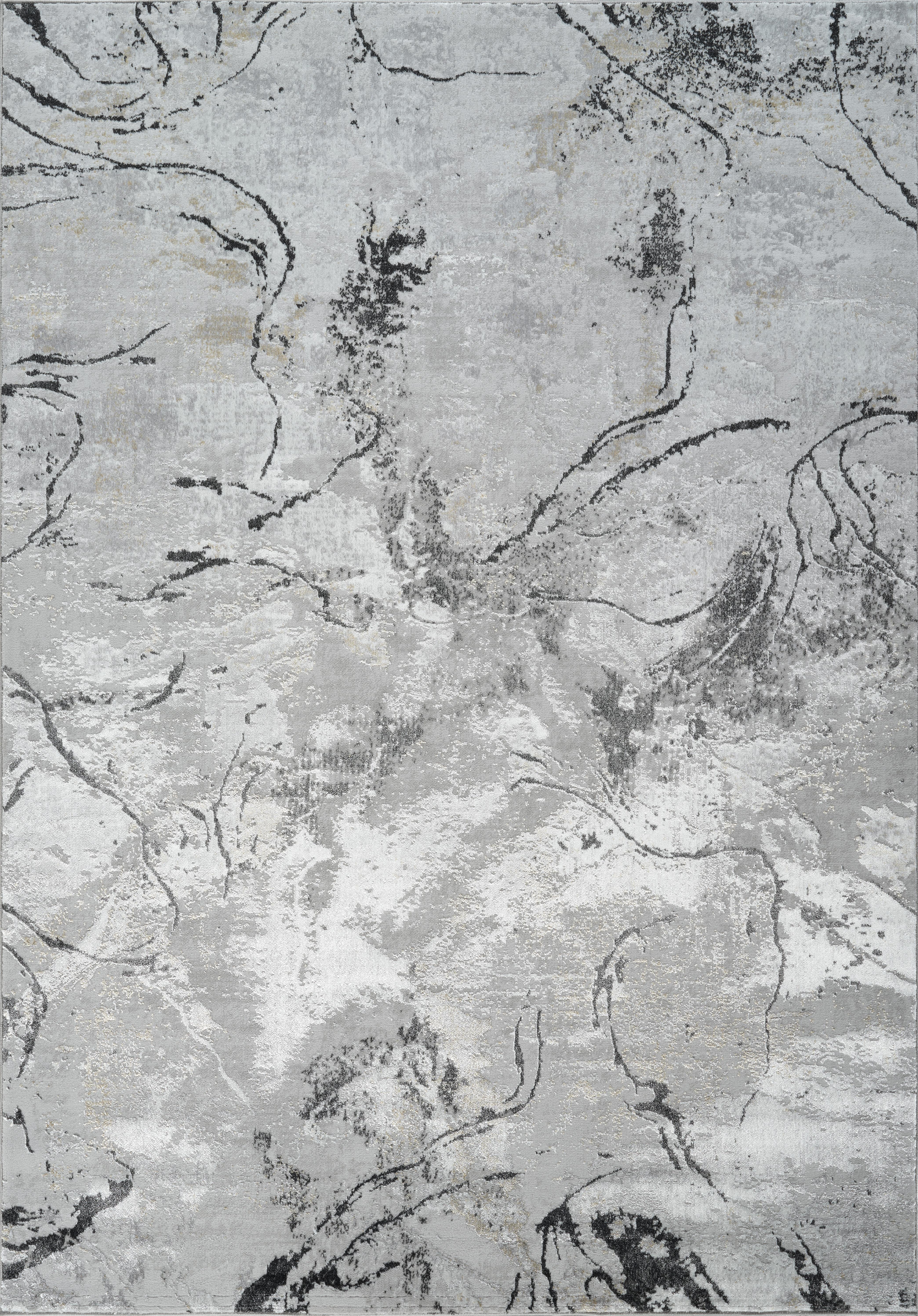 Li Paris LP239 Area Rug Grey/Black