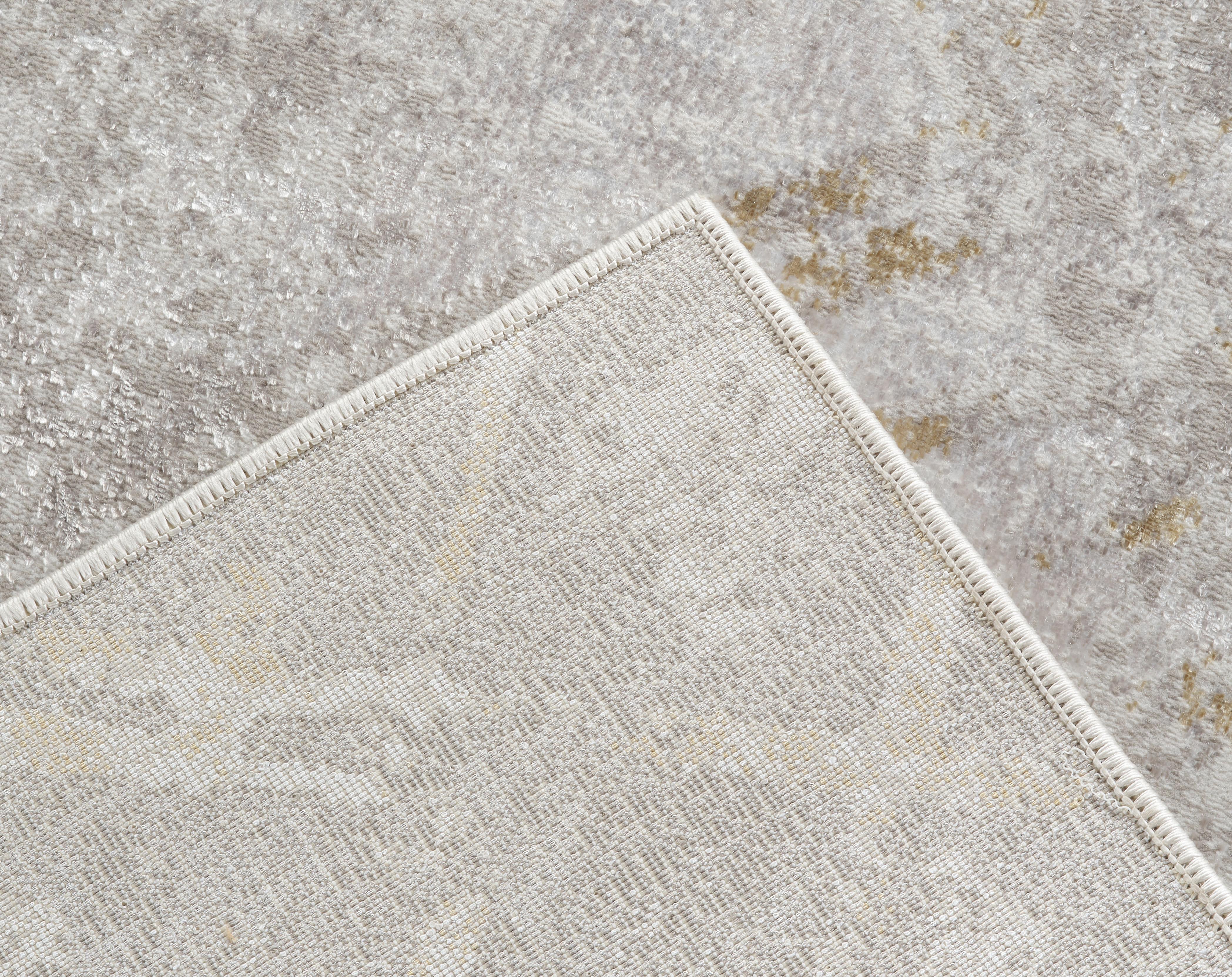 Modern Abstract Distressed Crosshatch Cream & Camel Area Rug, Runner & Round Rug – LP245 Cream/Camel