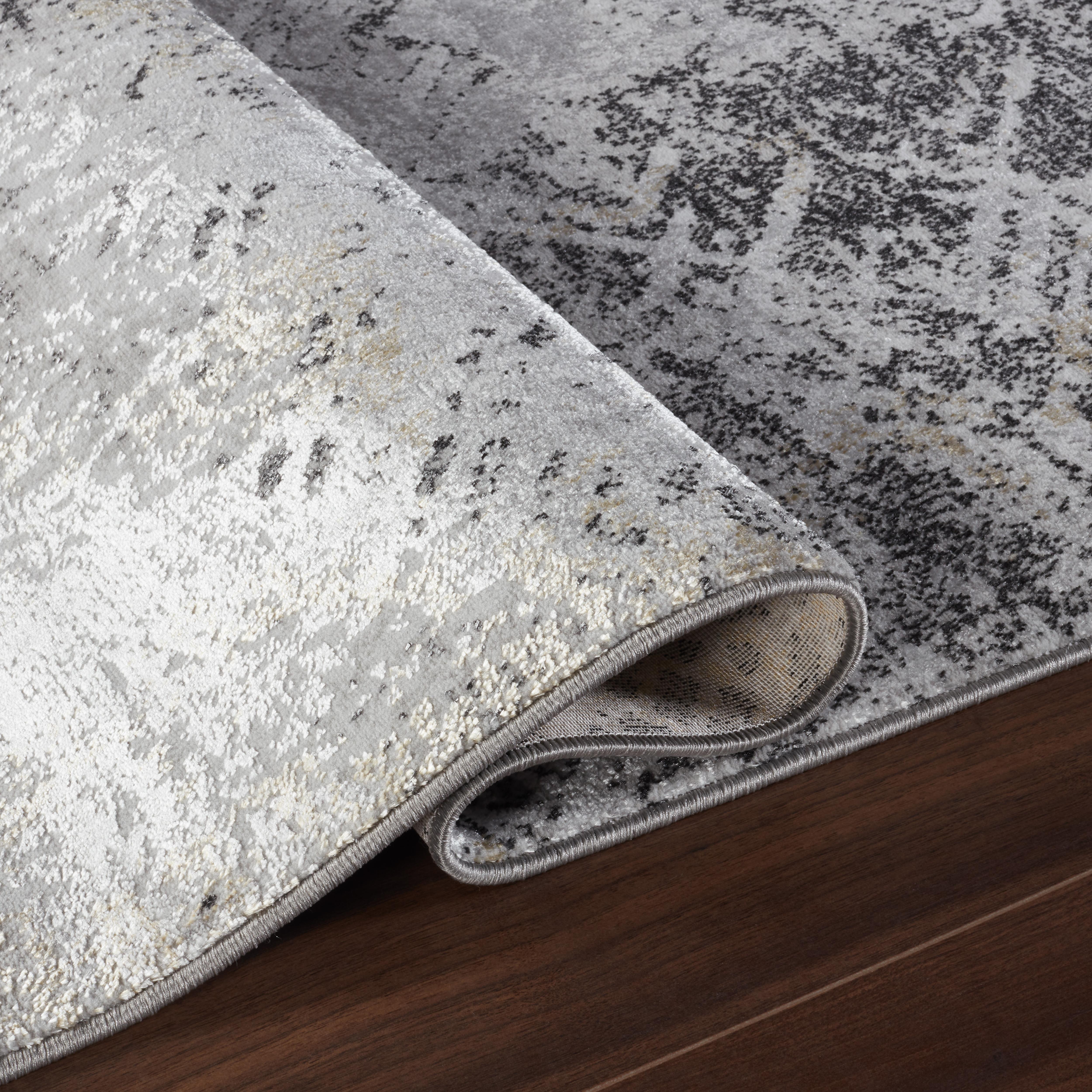Li Paris LP245 Area Rug Grey/Black