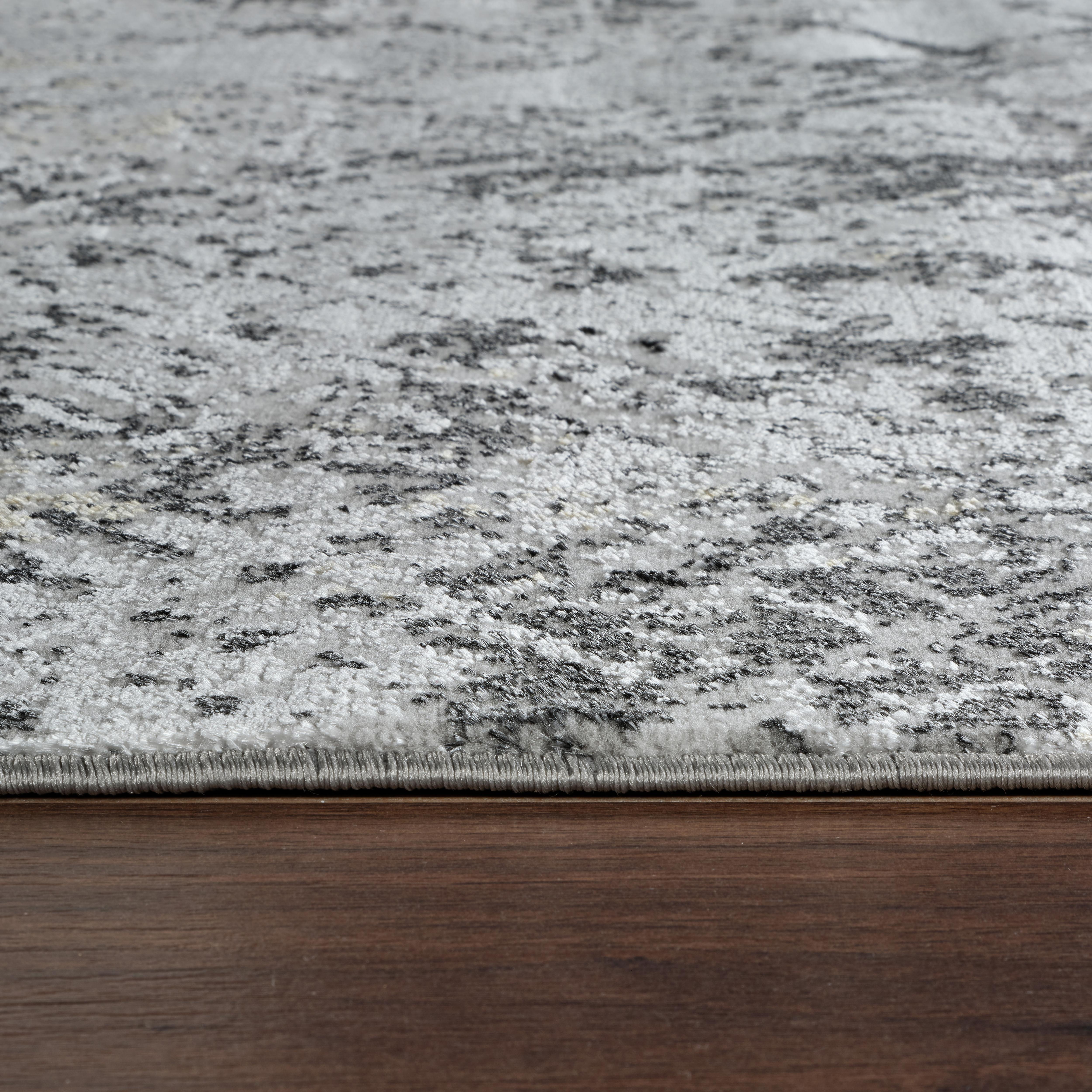 Li Paris LP245 Area Rug Grey/Black