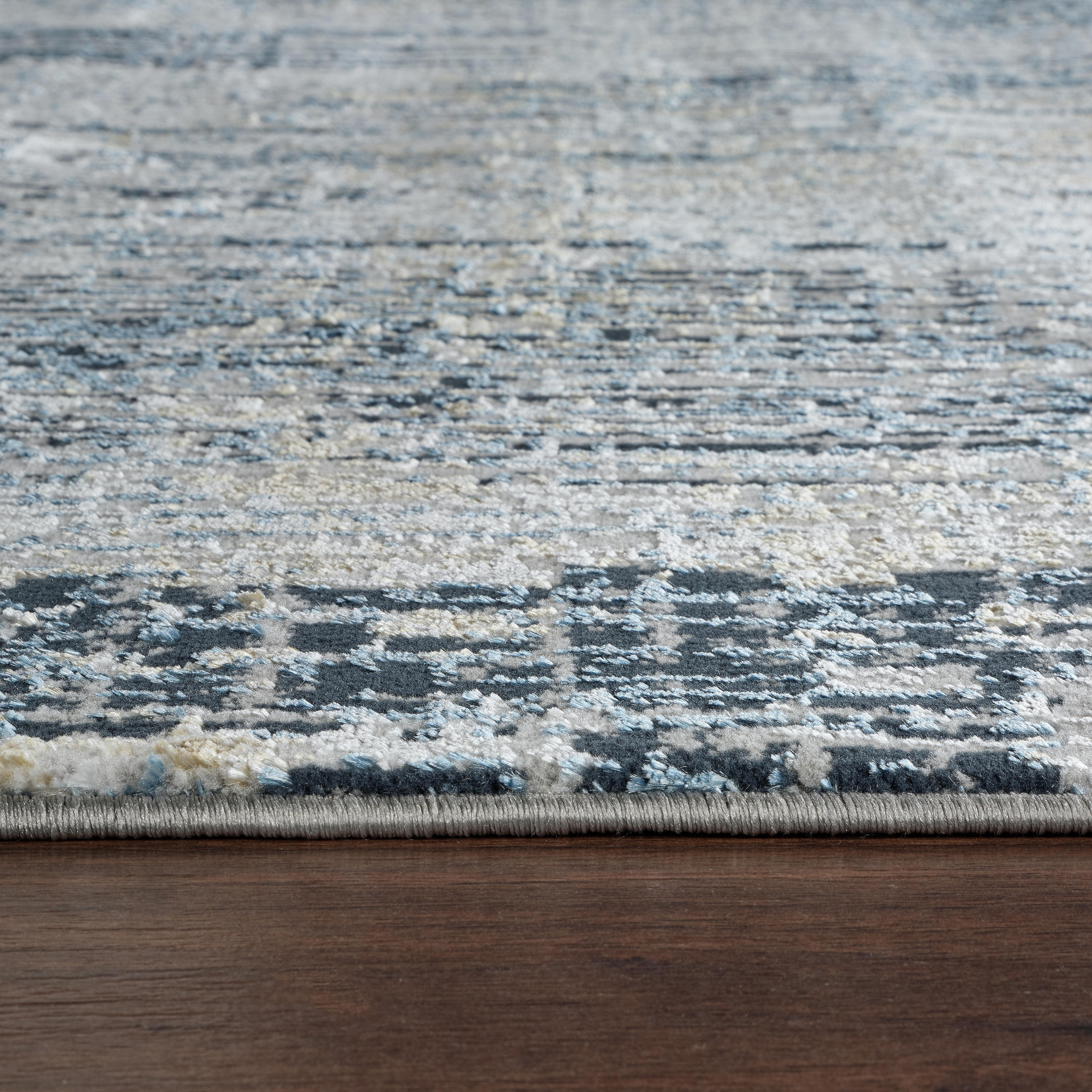 Li Paris LP245 Area Rug Grey/Navy