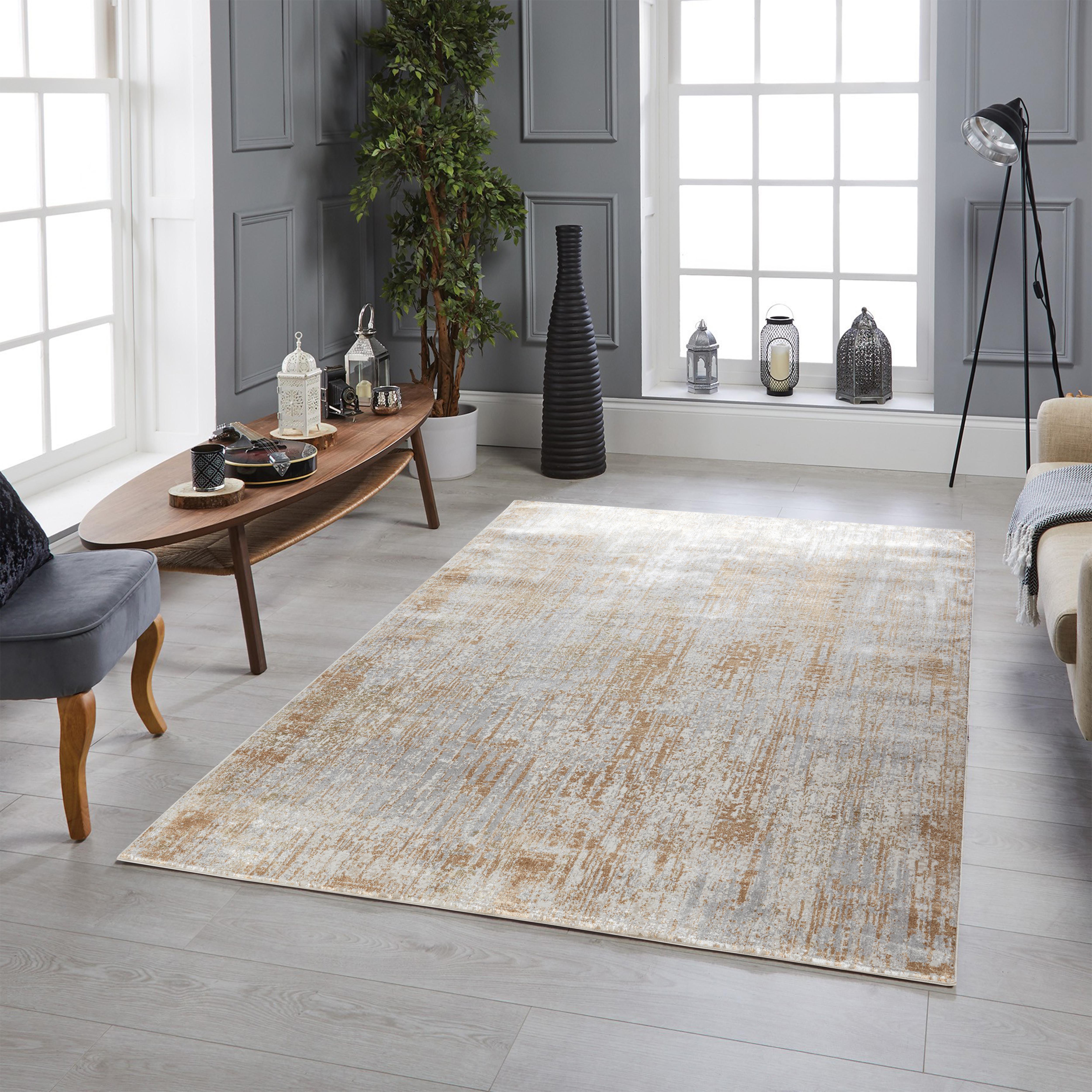 Li Paris LP248 Area Rug Cream/Brown