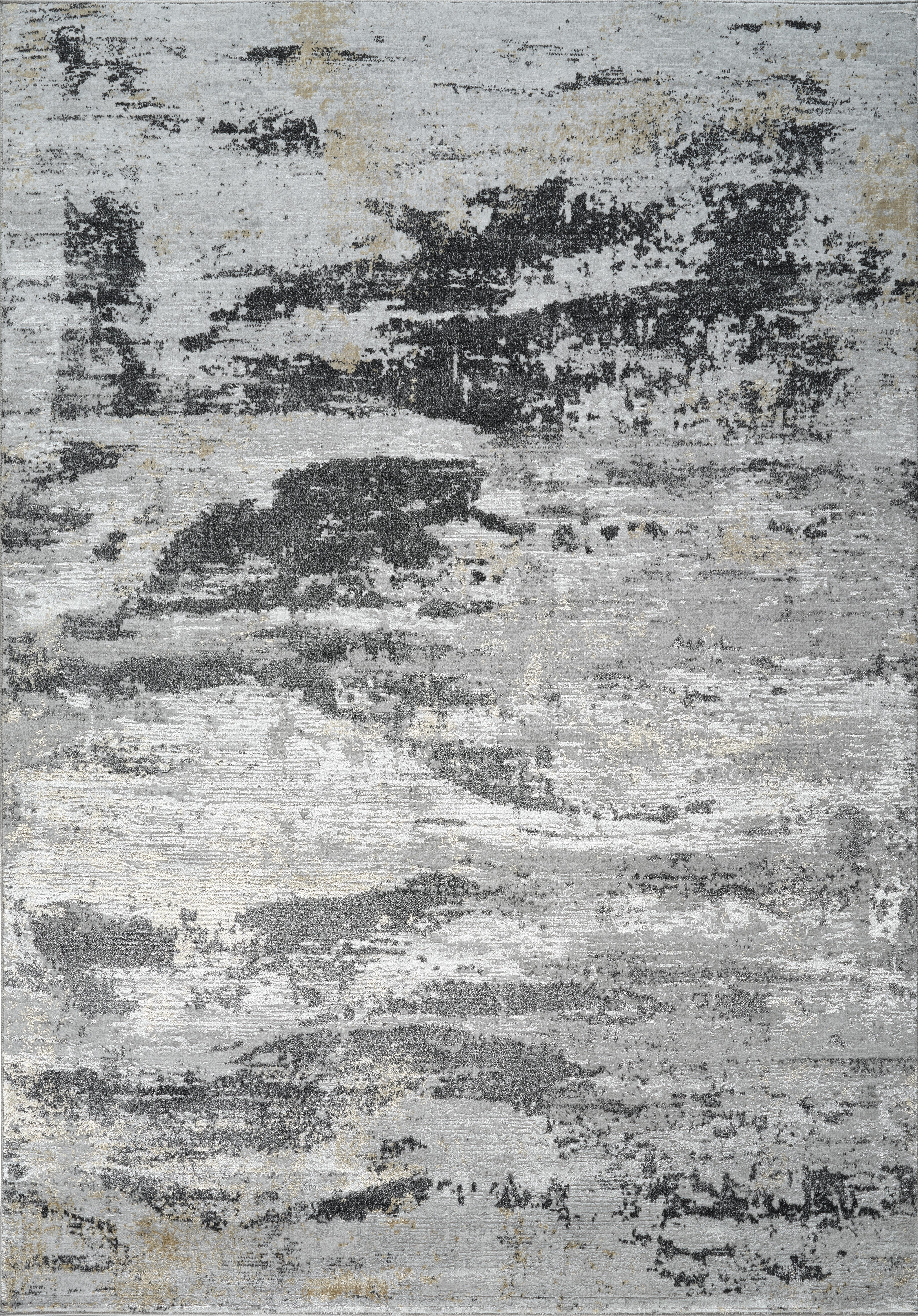 Li Paris LP272 Area Rug Grey/Black
