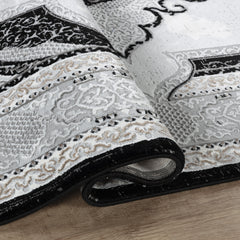 Merry MR226A Area Rug Grey/Black