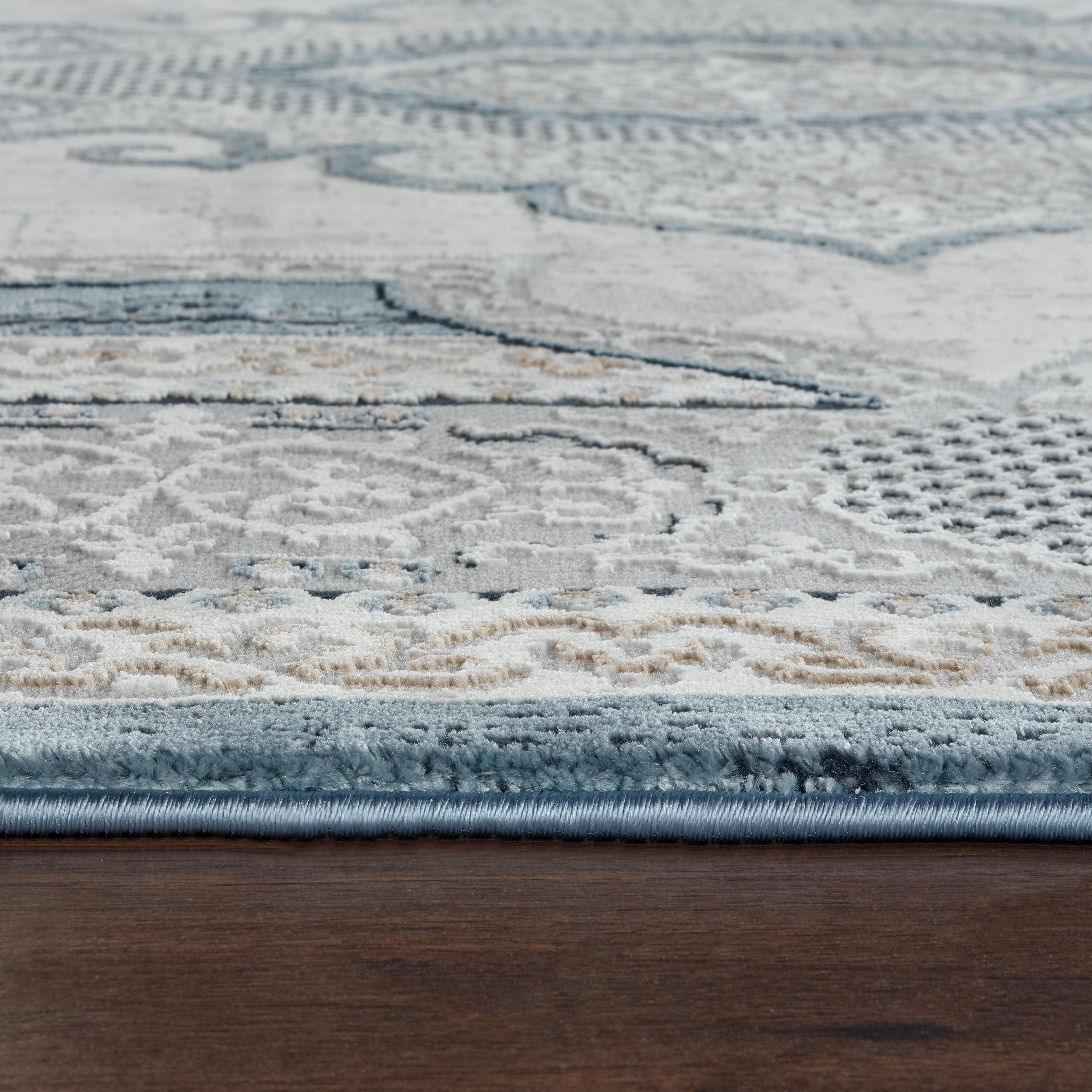 Merry MR226A Area Rug Grey/Navy