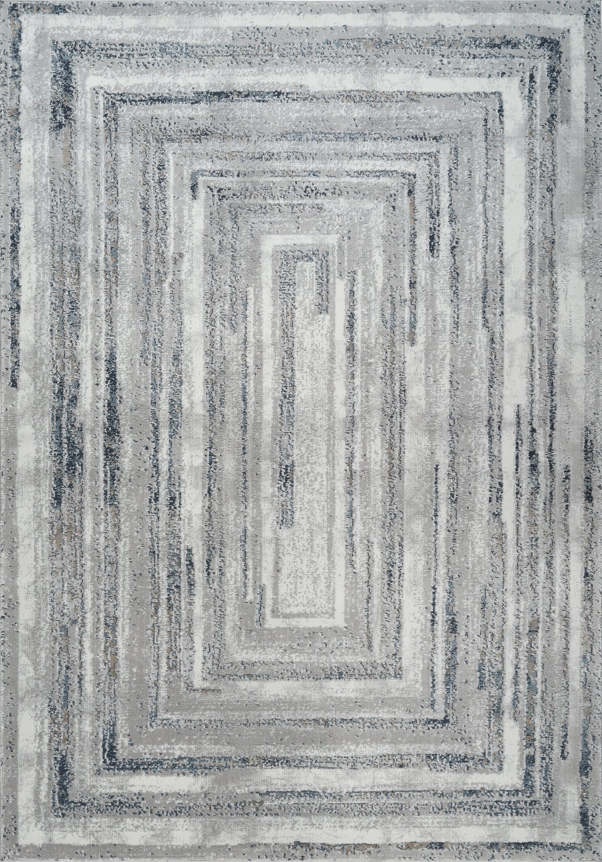 Merry MR246A Area Rug Grey/Navy