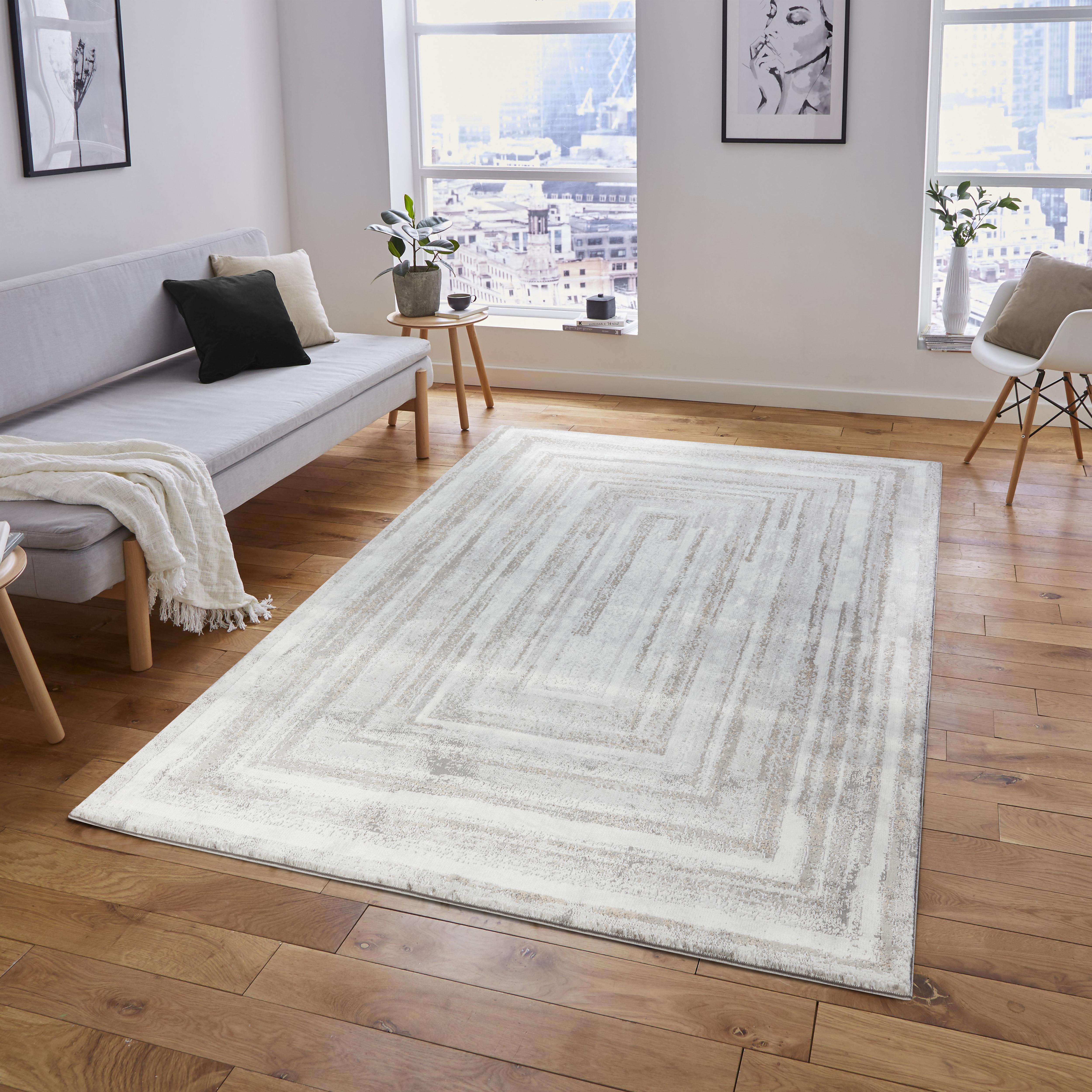 Merry MR246A Area Rug Grey