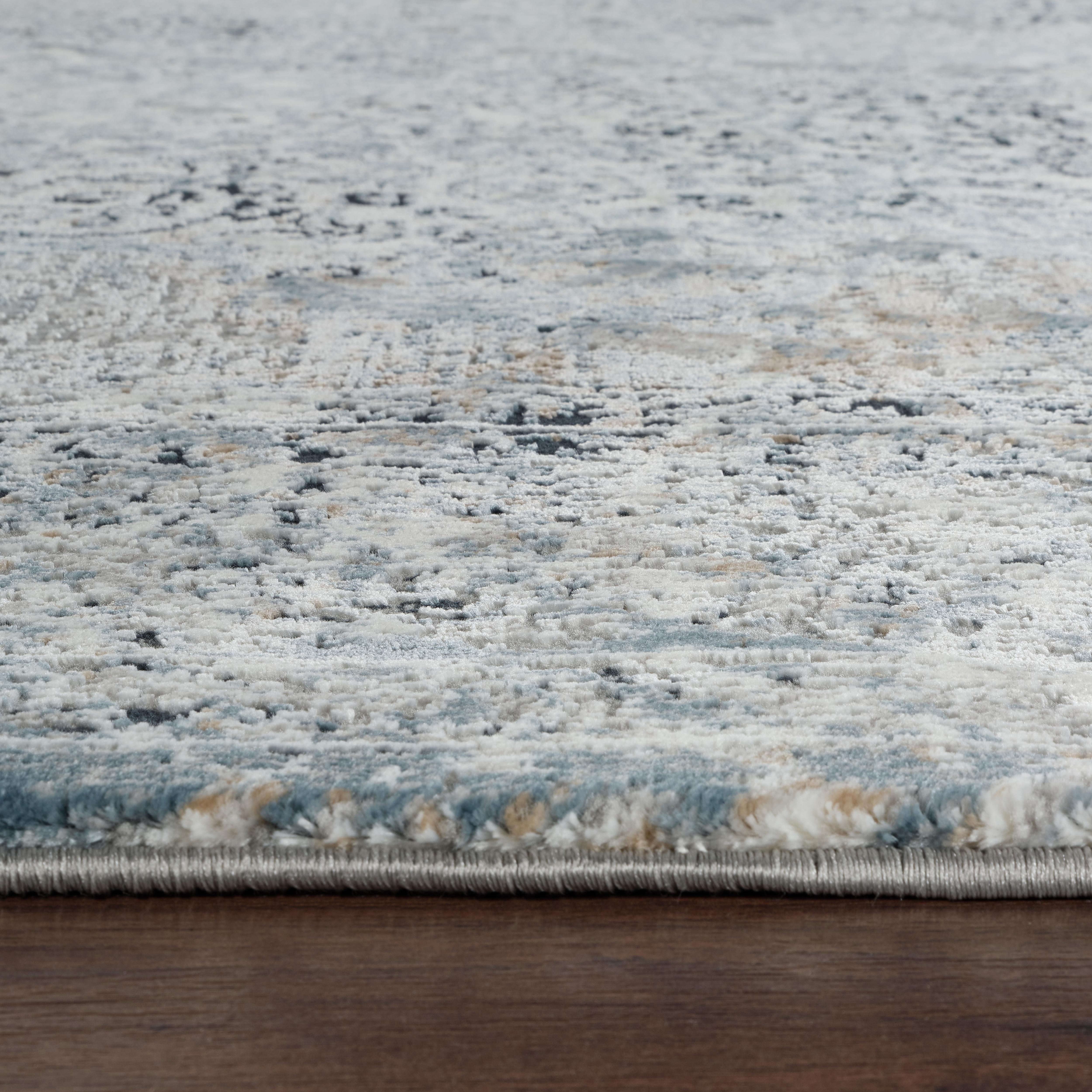 Merry MR252A Area Rug Grey/Navy