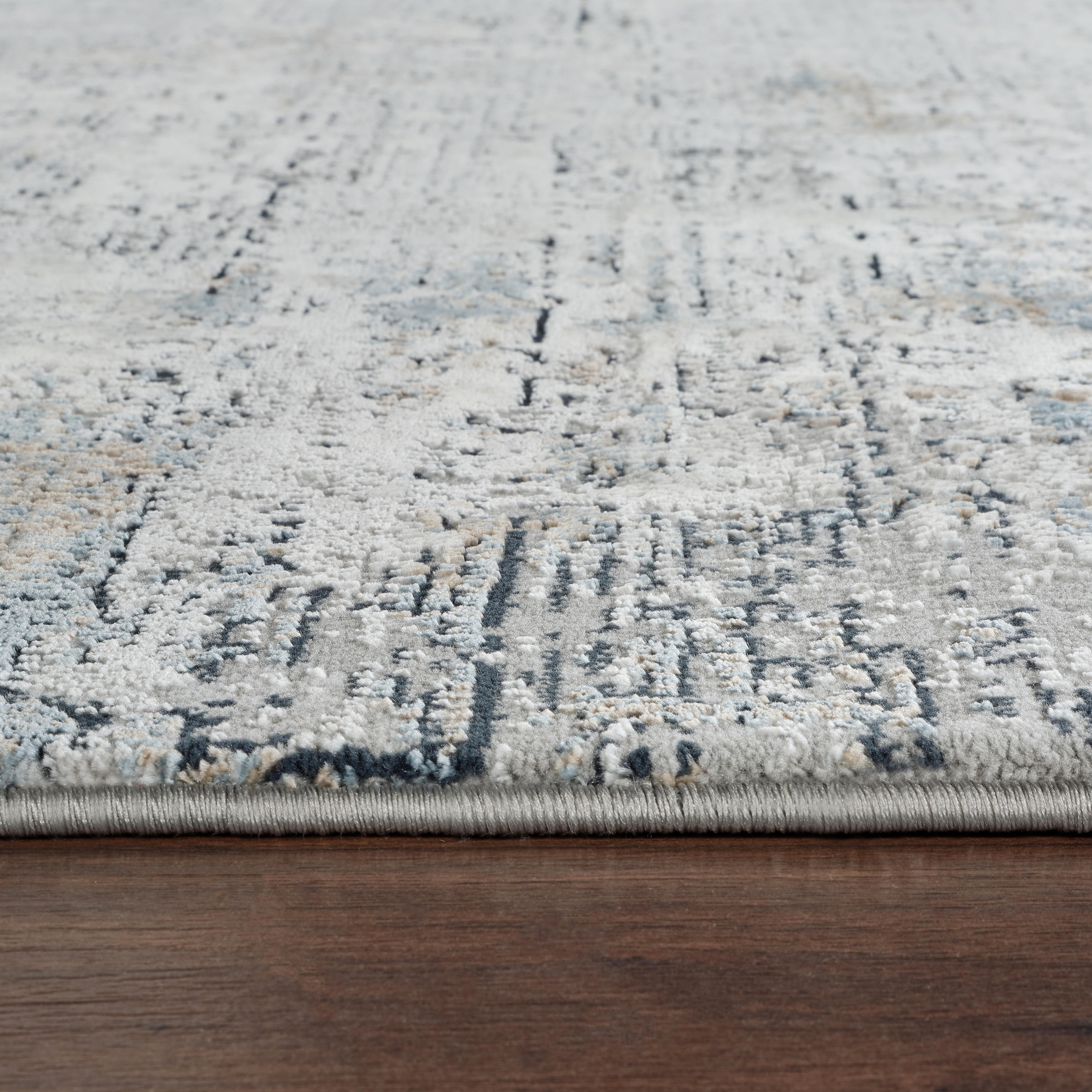 Merry MR274A Area Rug Grey/Navy