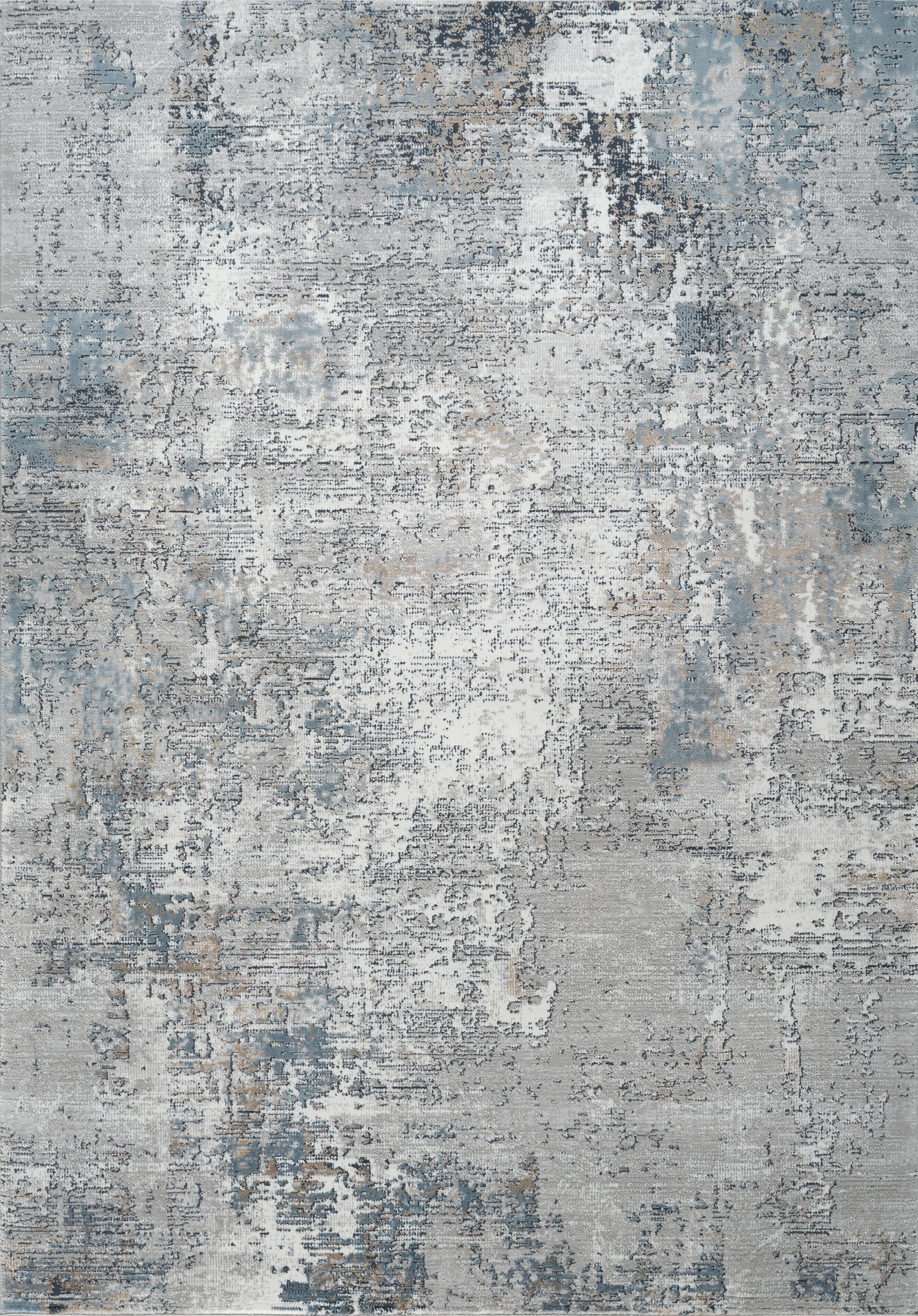 Merry MR274A Area Rug Grey/Navy