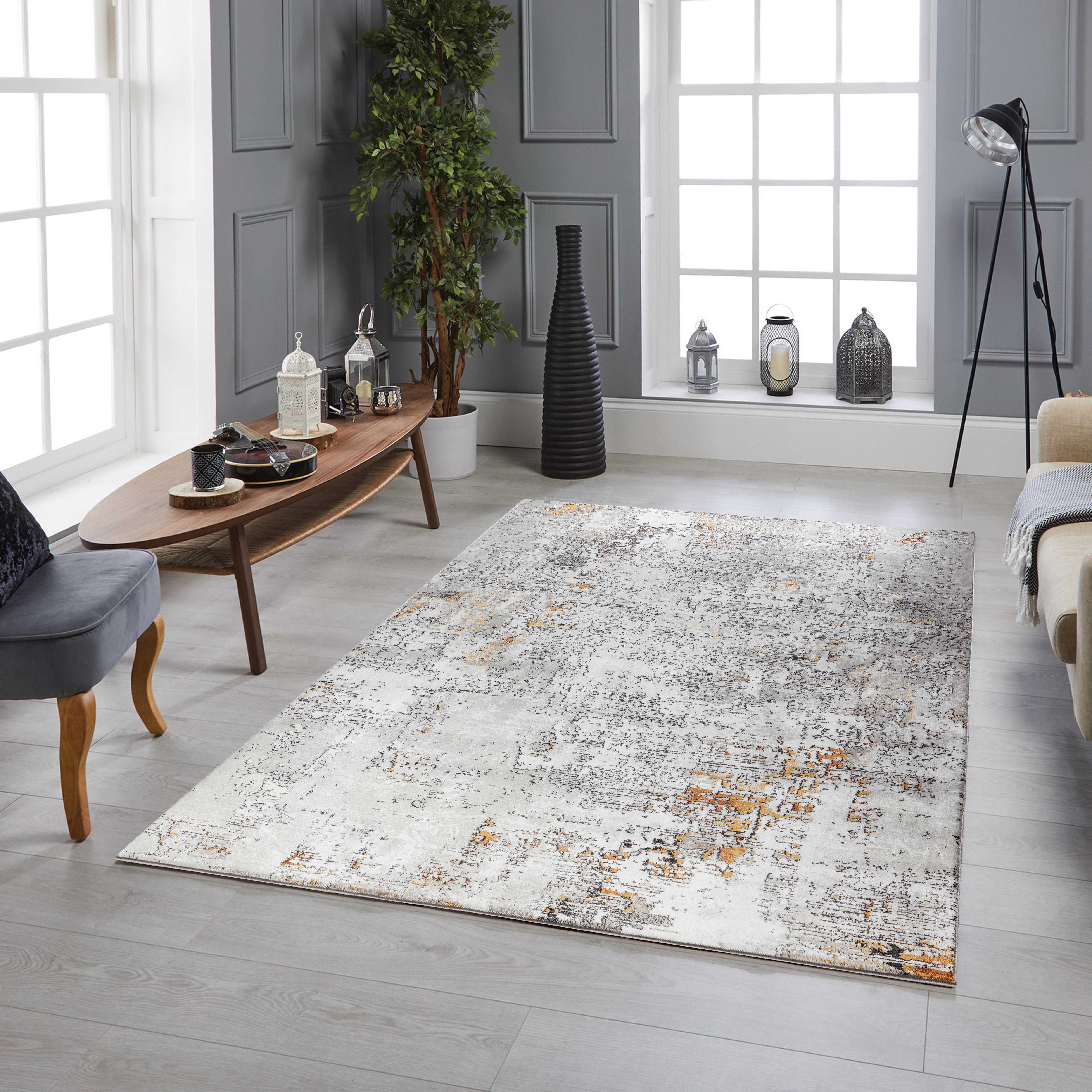 Merry MR274A Area Rug Multi Grey