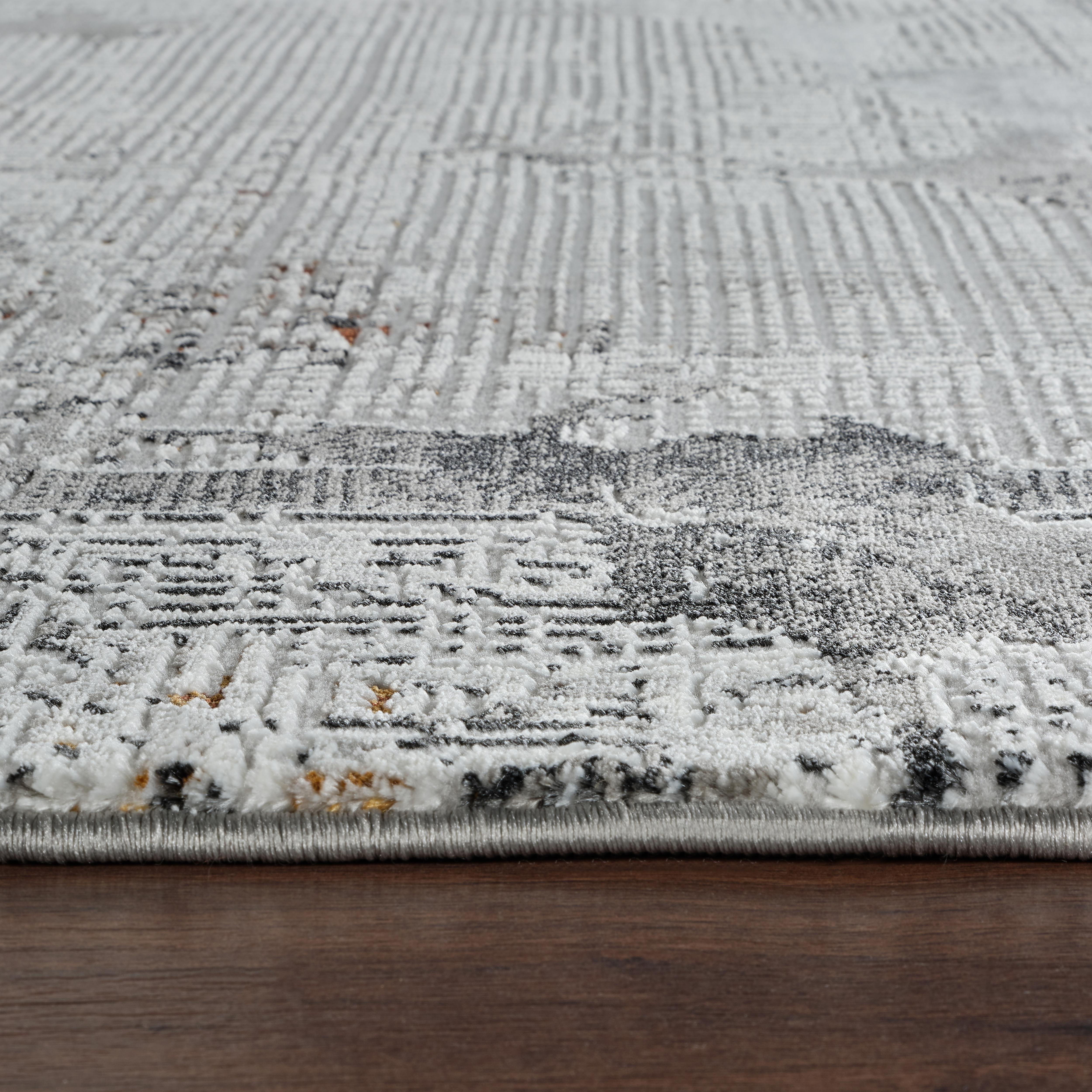 Merry MR334A Area Rug Multi Grey