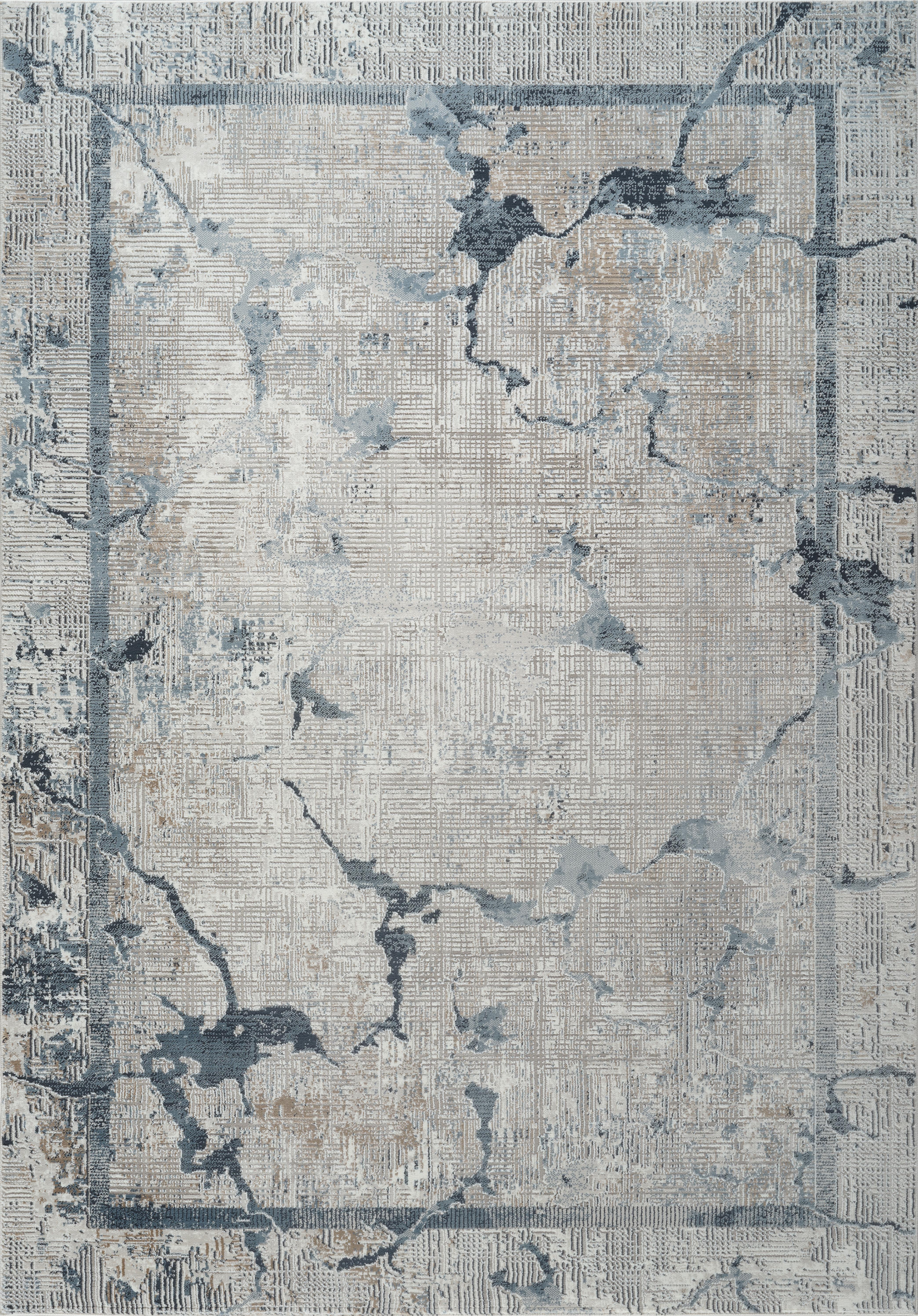 Merry MR334A Area Rug Navy/Blue