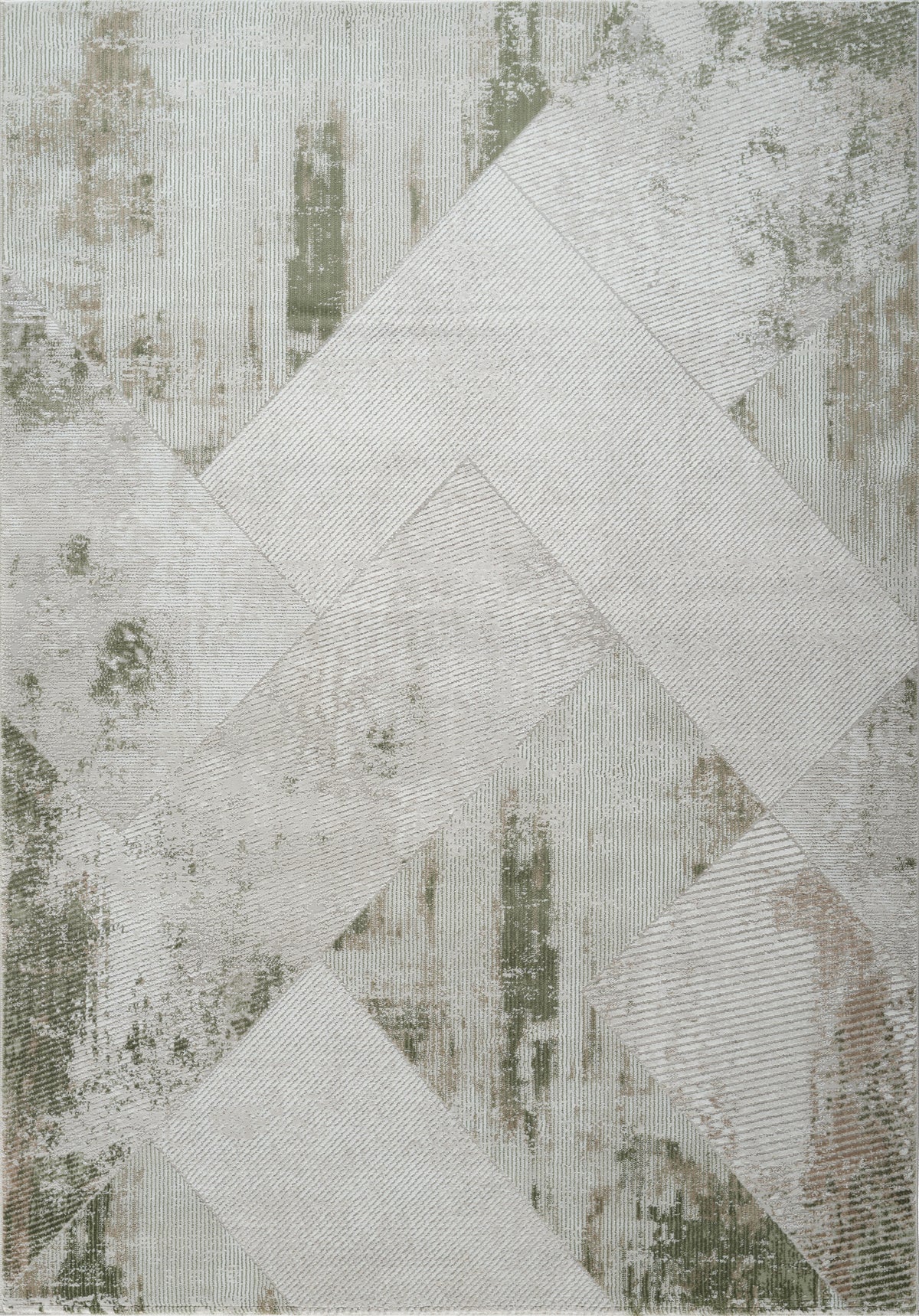 Merry MR393 Area Rug Cream Green