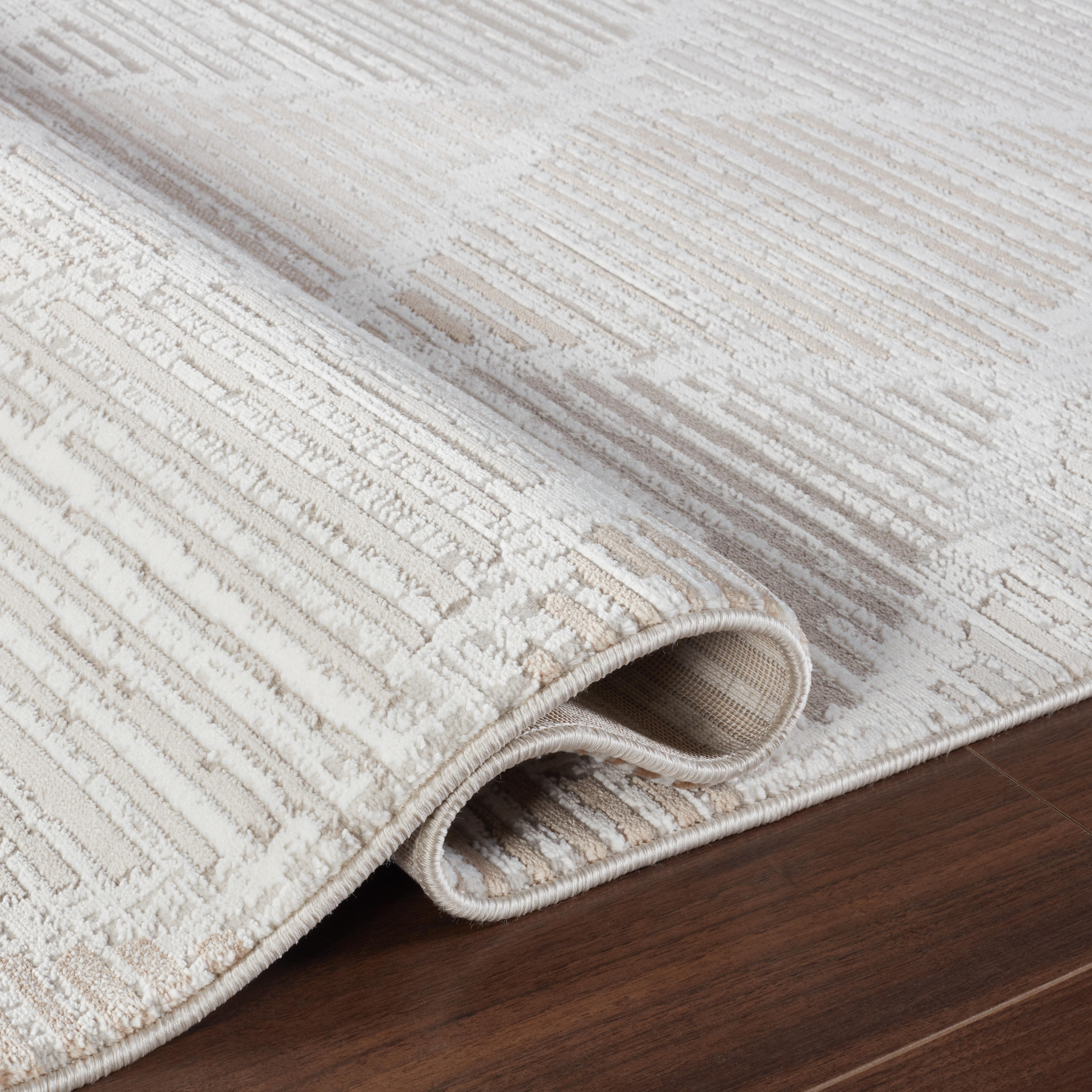 Merry MR445 Area Rug Cream Brown