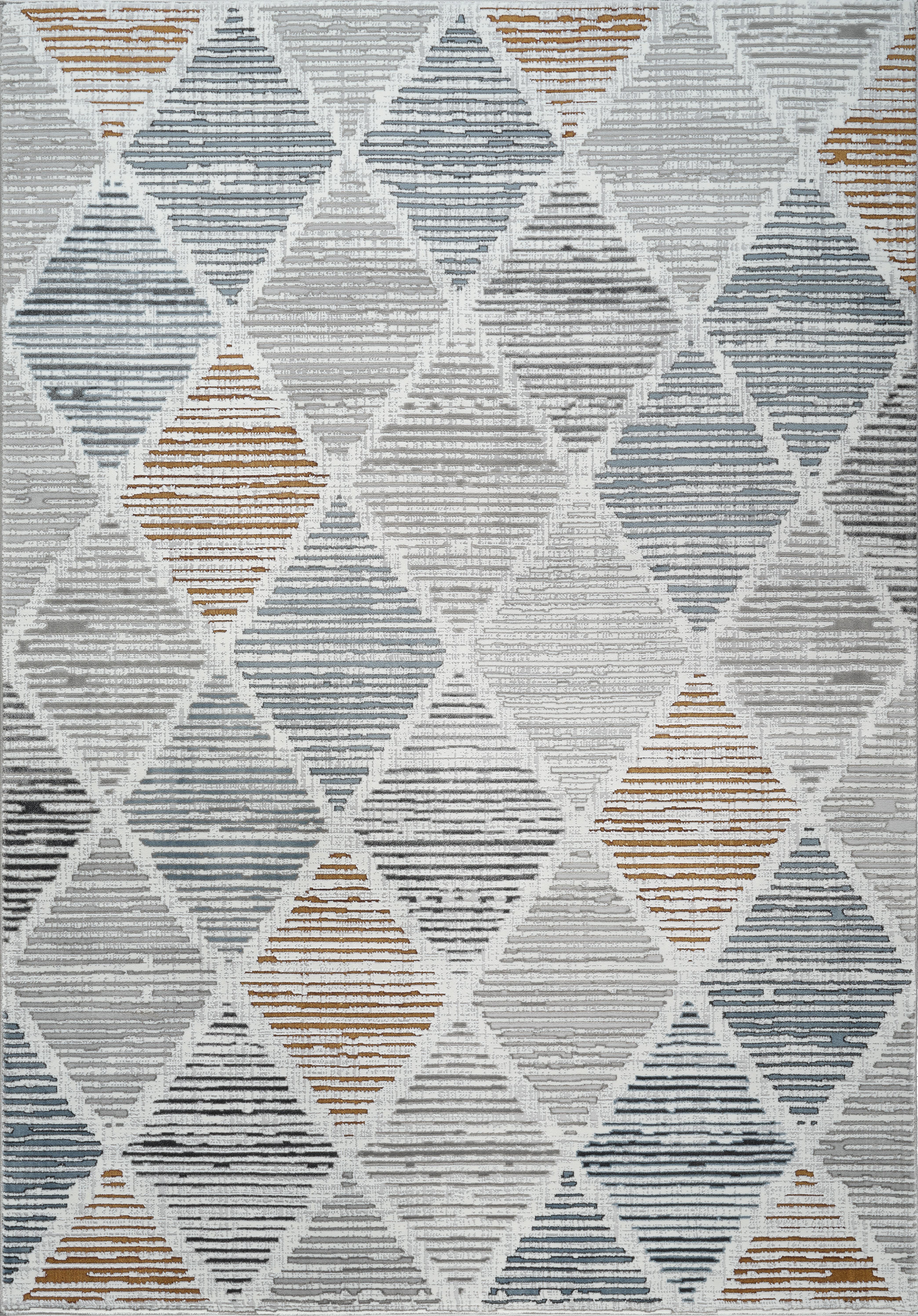 Modern Geometric Harlequin Diamond Multicolor Area Rug, Runner & Round Rug – MR445 Multi