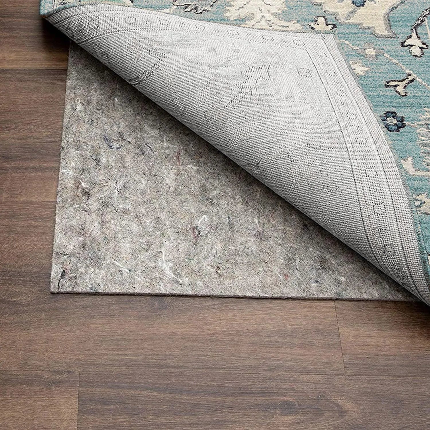 Multi Sizes LoomBloom Dual Surface Felt & Rubber Non-Slip Backing Rug Pad Made in USA